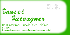 daniel hutvagner business card